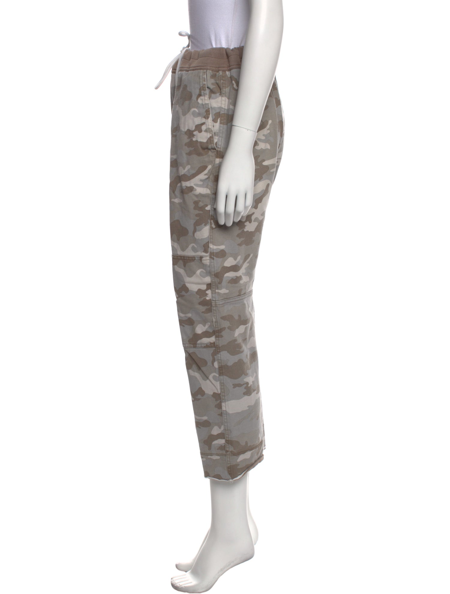 James Perse Camouflage Print Straight Leg Pants