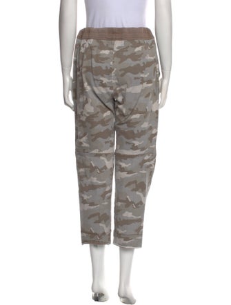 James Perse Camouflage Print Straight Leg Pants