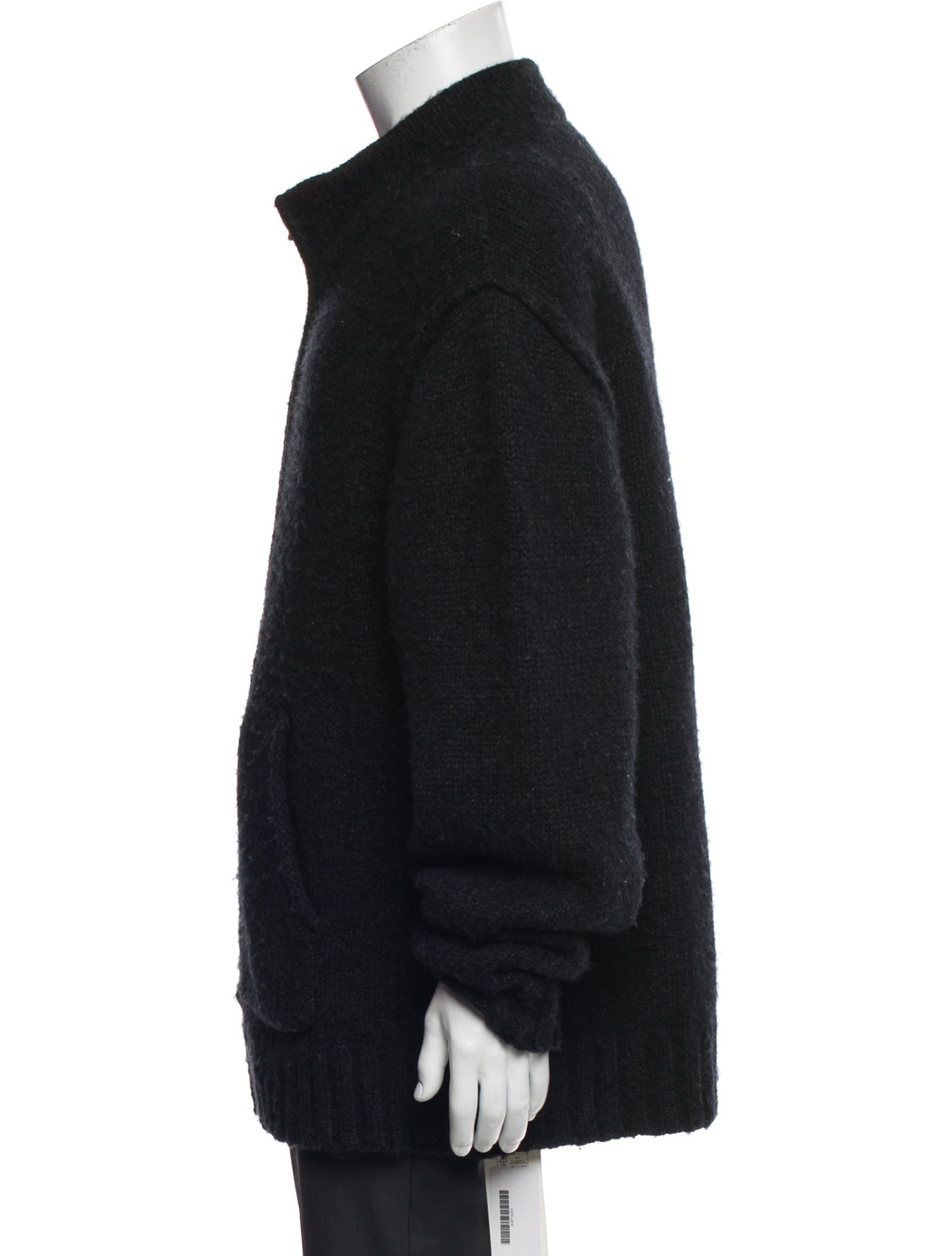 James Perse Mock Neck Long Sleeve Cardigan