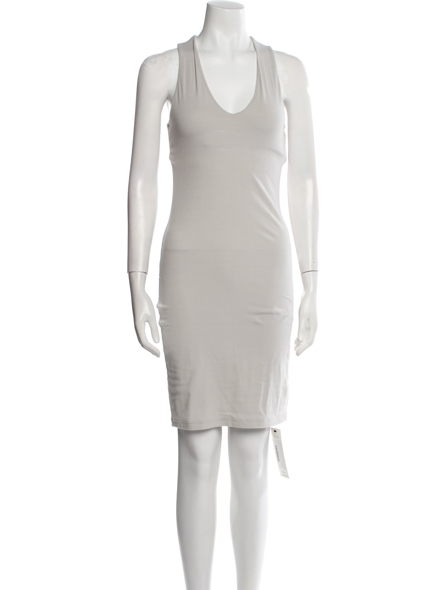 James Perse Scoop Neck Knee-Length Dress