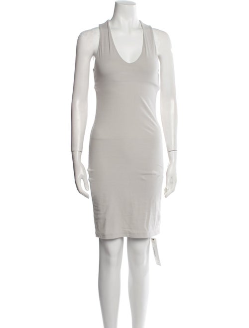 James Perse Scoop Neck Knee-Length Dress