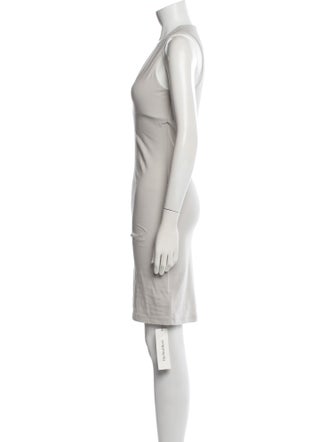 James Perse Scoop Neck Knee-Length Dress