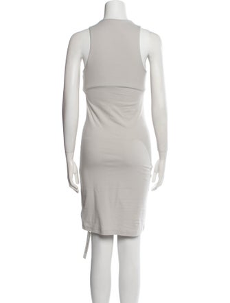 James Perse Scoop Neck Knee-Length Dress