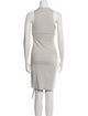 James Perse Scoop Neck Knee-Length Dress