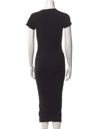 James Perse Crew Neck Midi Length Dress