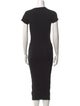 James Perse Crew Neck Midi Length Dress