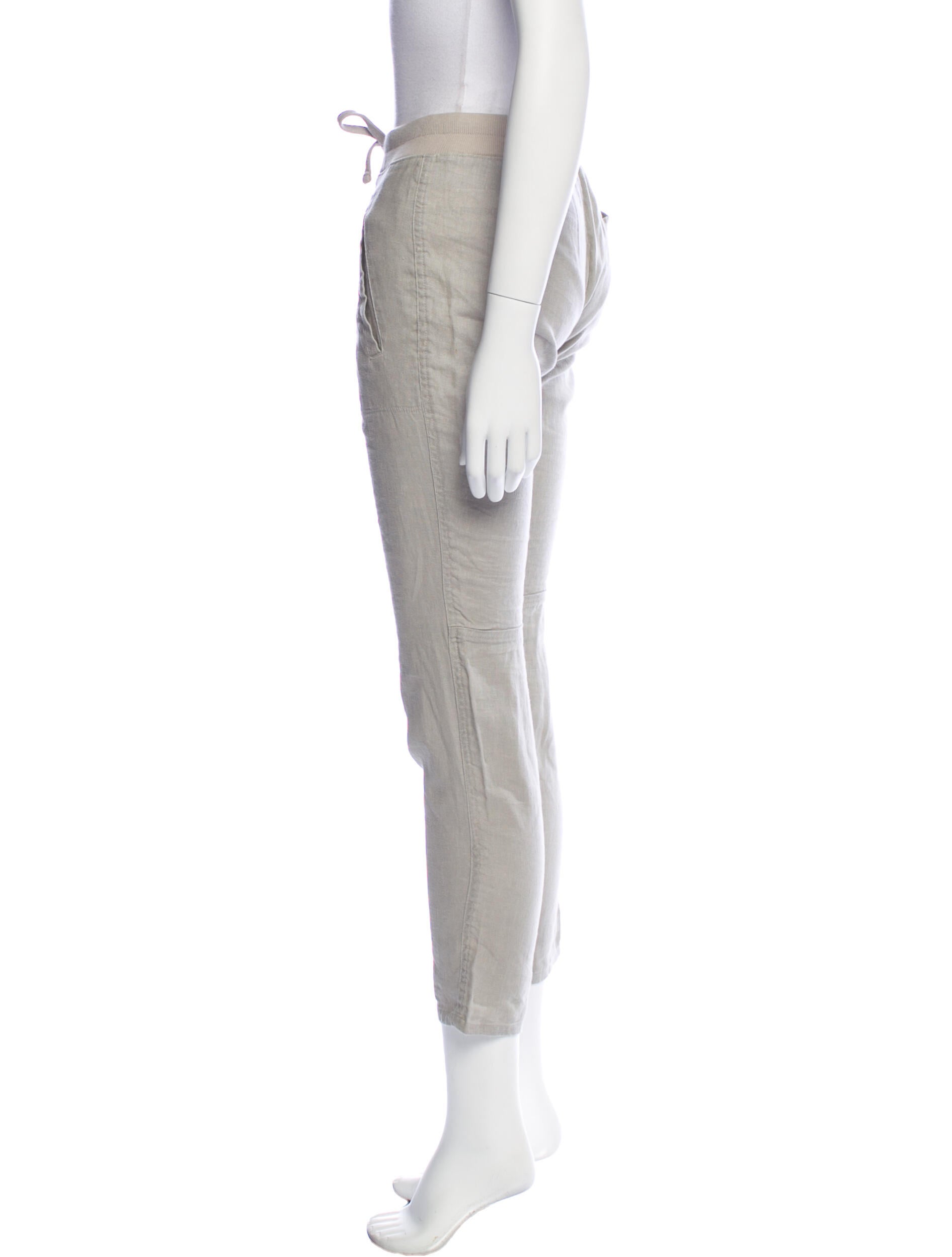 James Perse Linen Straight Leg Pants