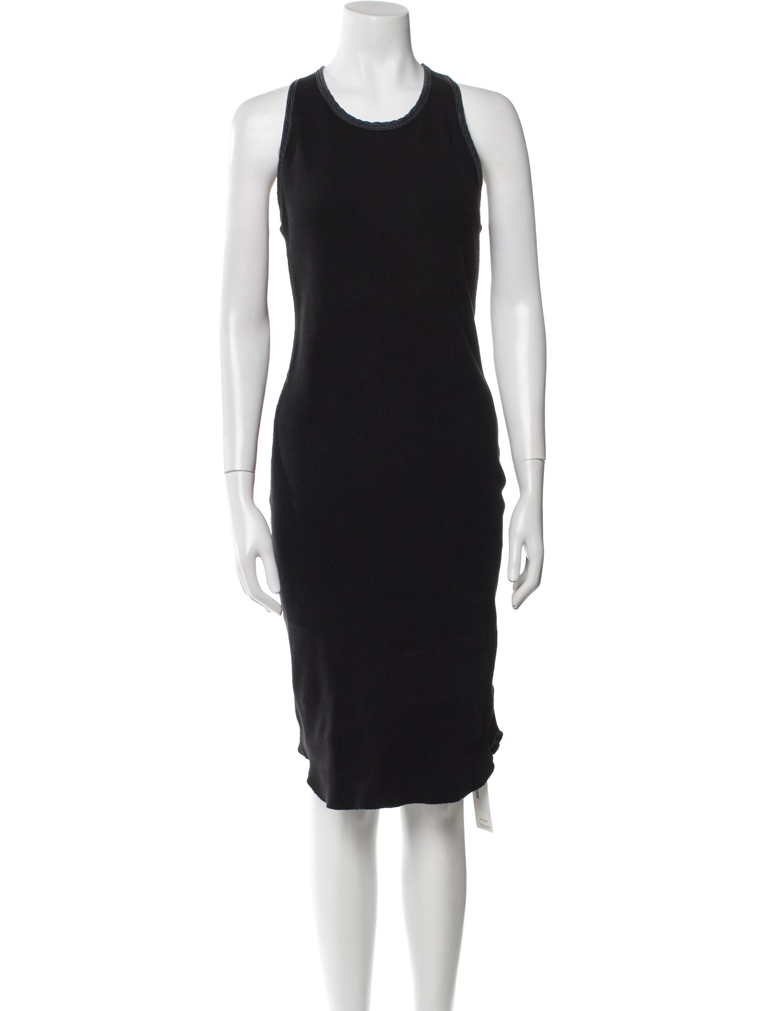 James Perse Scoop Neck Knee-Length Dress