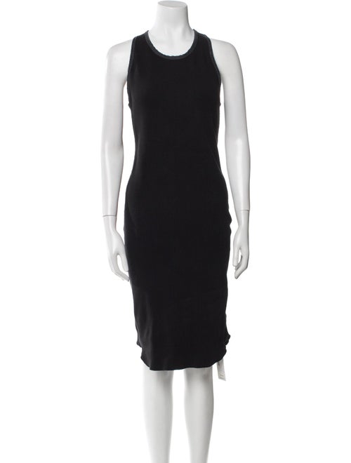 James Perse Scoop Neck Knee-Length Dress