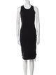 James Perse Scoop Neck Knee-Length Dress