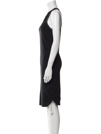 James Perse Scoop Neck Knee-Length Dress