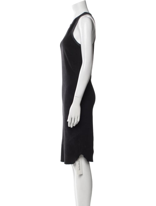 James Perse Scoop Neck Knee-Length Dress