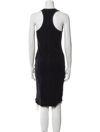 James Perse Scoop Neck Knee-Length Dress