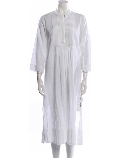 James Perse Mock Neck Midi Length Dress