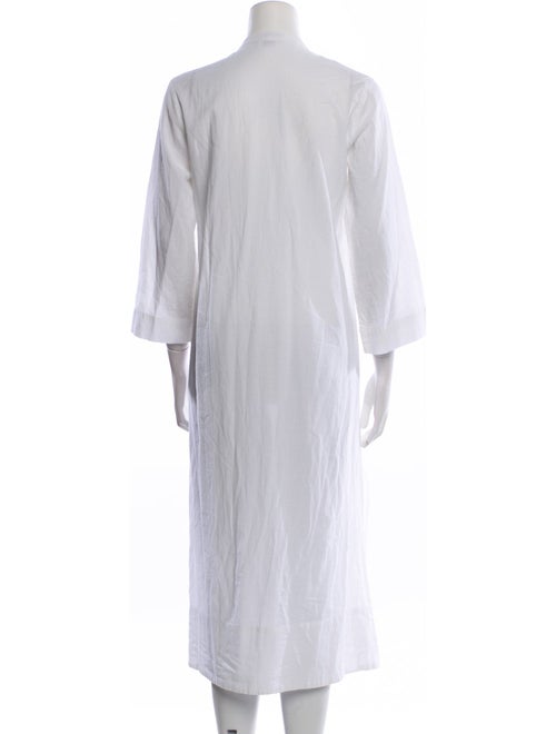 James Perse Mock Neck Midi Length Dress