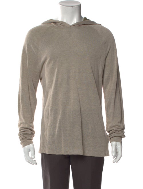 James Perse Linen Crew Neck Hoodie