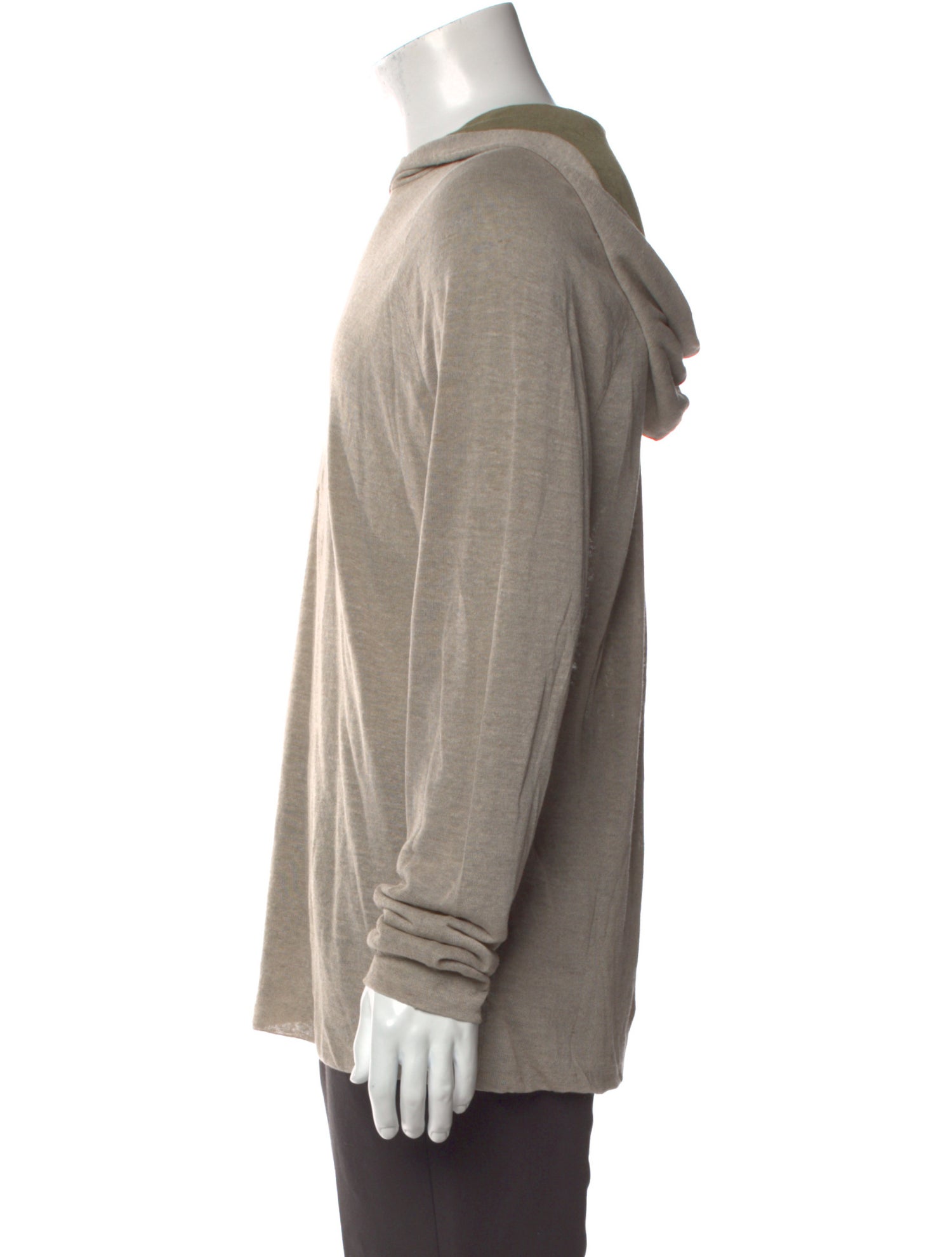 James Perse Linen Crew Neck Hoodie