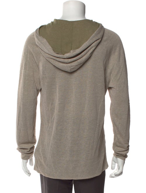 James Perse Linen Crew Neck Hoodie
