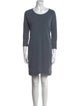 James Perse Scoop Neck Mini Dress