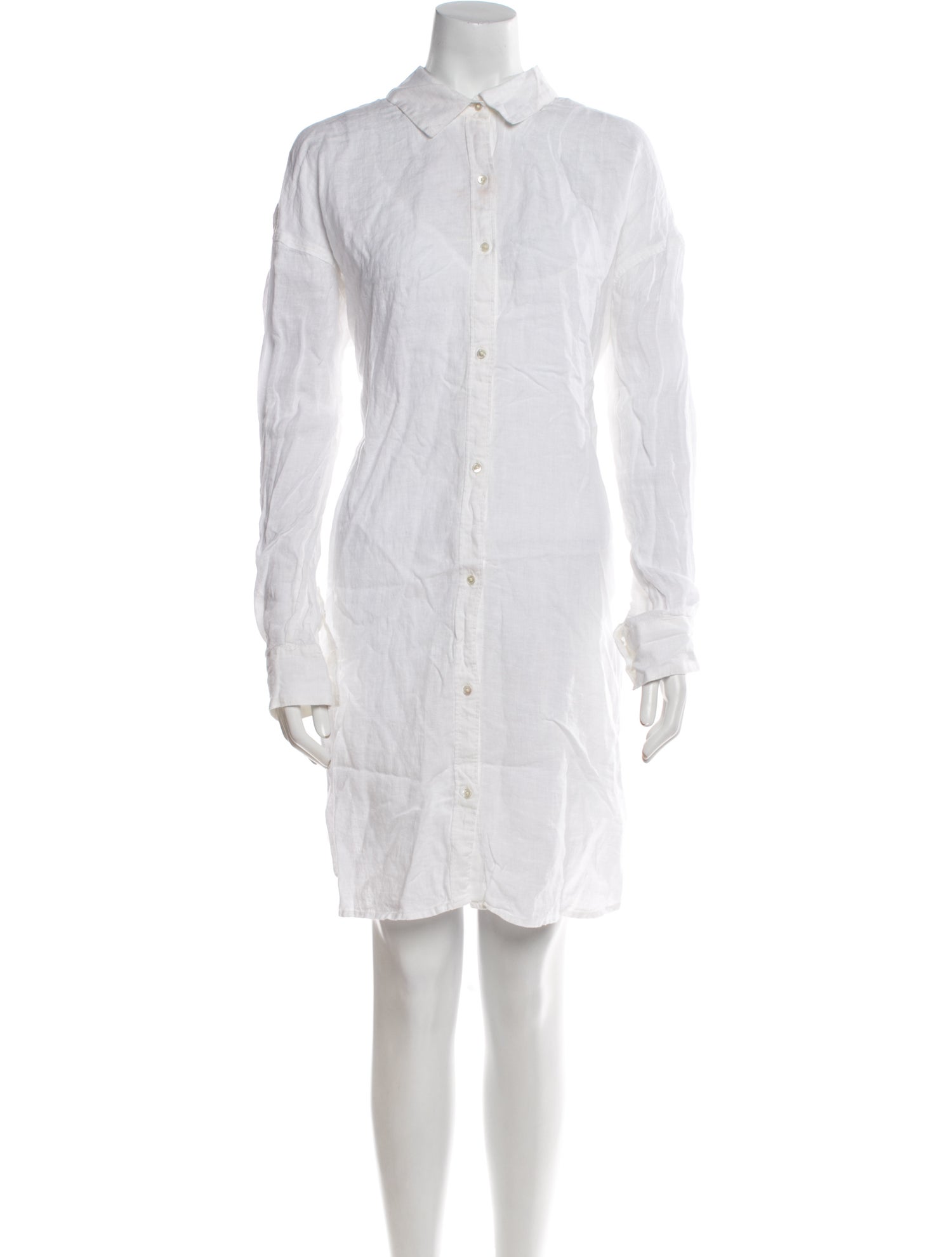 James Perse Linen Knee-Length Dress