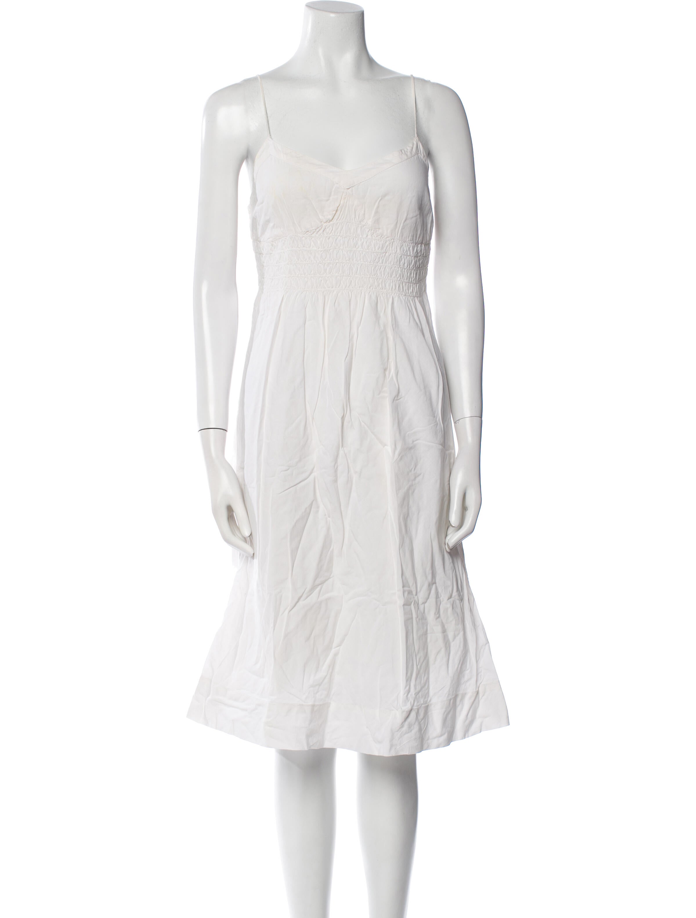 James Perse Square Neckline Knee-Length Dress