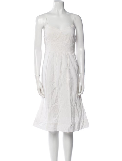 James Perse Square Neckline Knee-Length Dress
