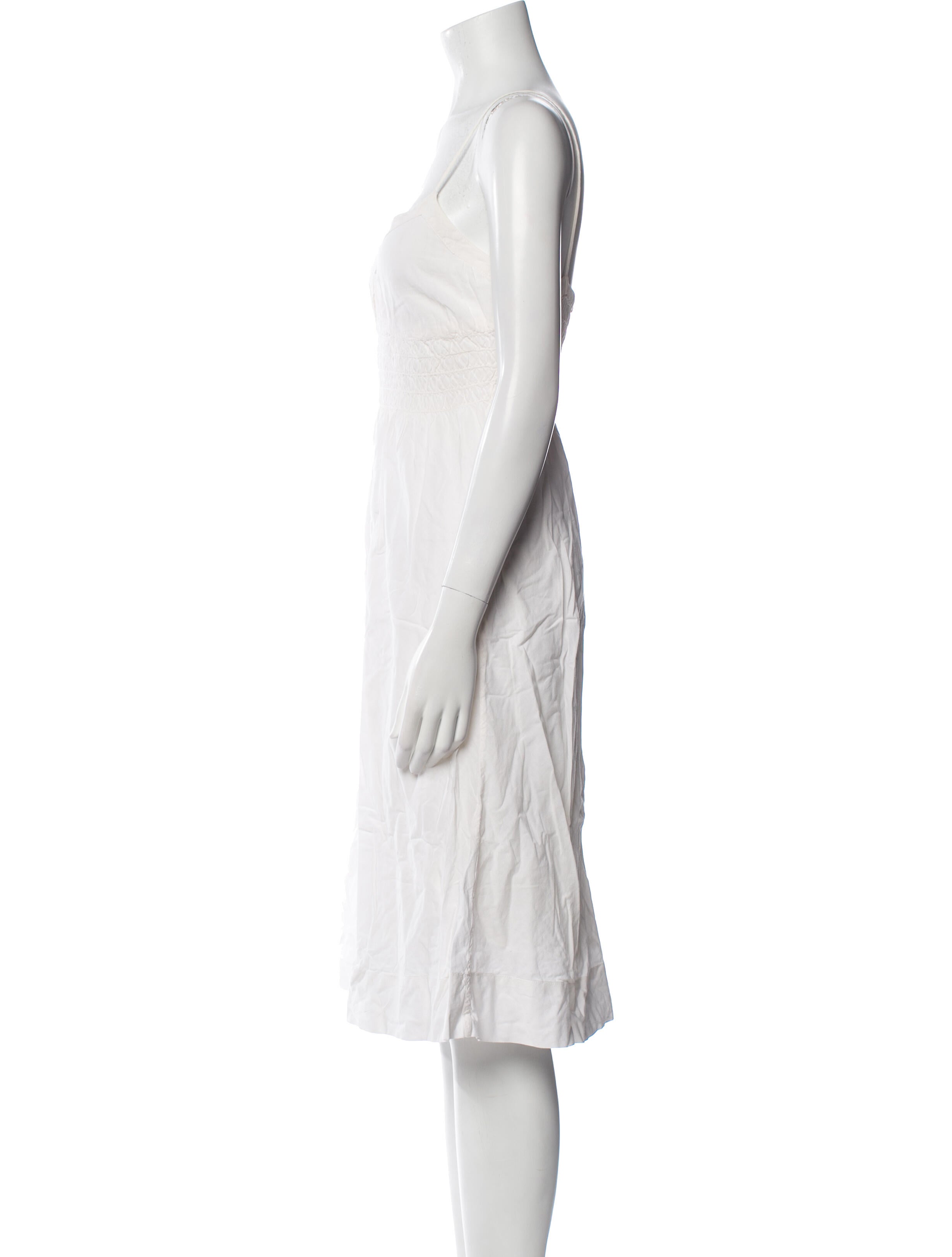 James Perse Square Neckline Knee-Length Dress