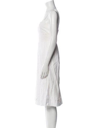 James Perse Square Neckline Knee-Length Dress