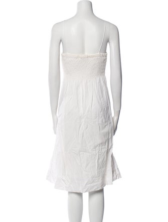 James Perse Square Neckline Knee-Length Dress