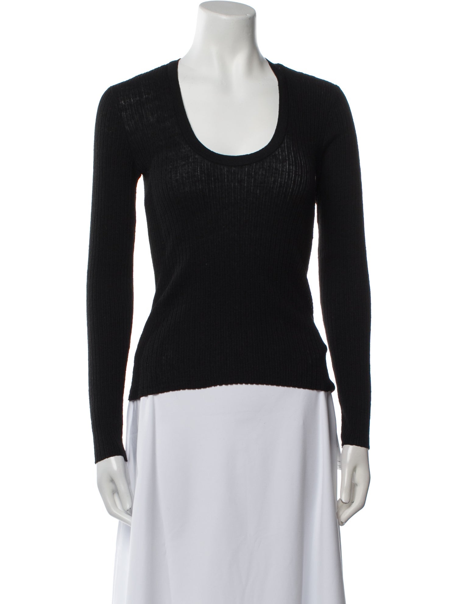 James Perse Linen Scoop Neck Sweater