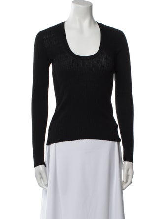 James Perse Linen Scoop Neck Sweater