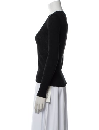 James Perse Linen Scoop Neck Sweater