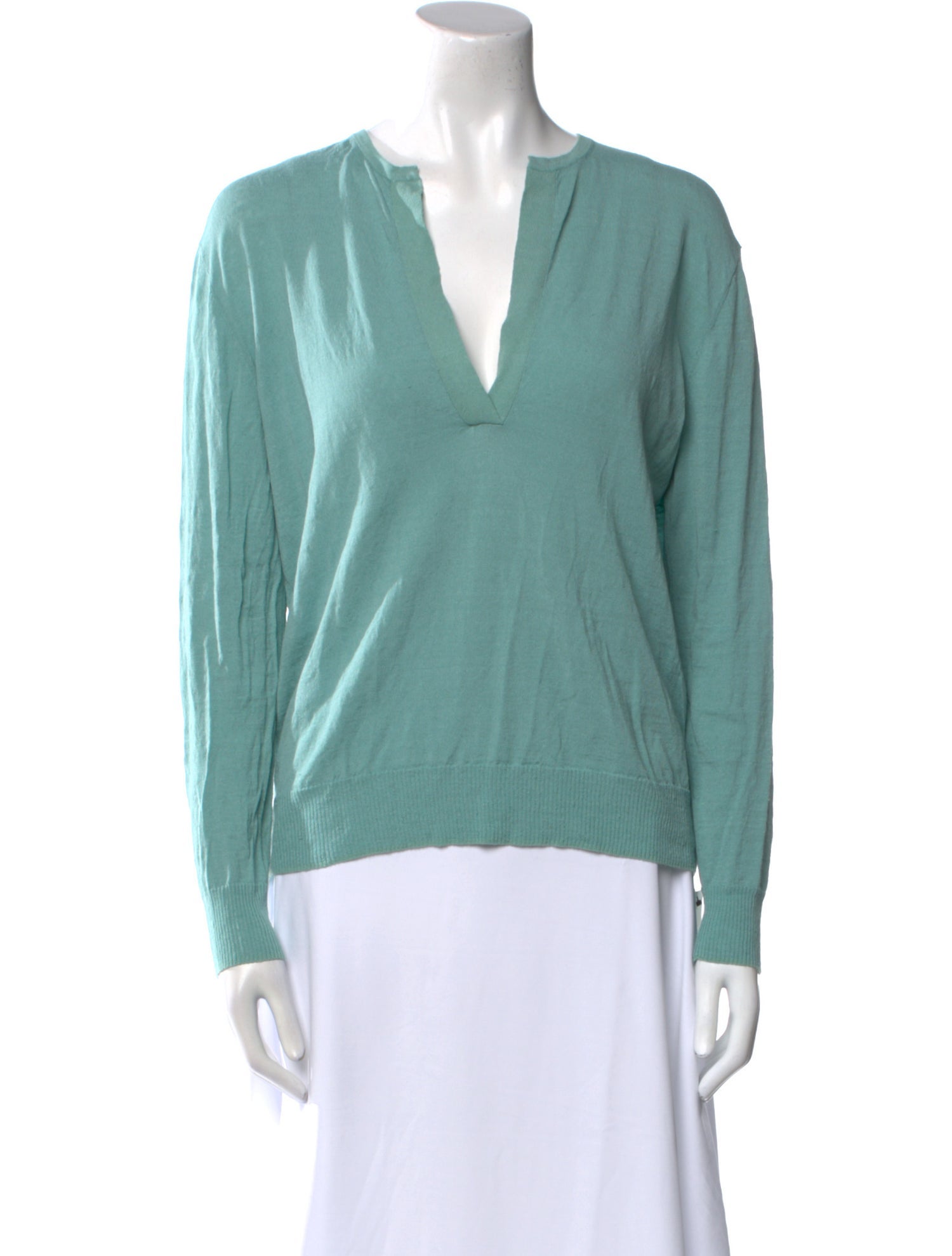 James Perse Linen V-Neck Sweater