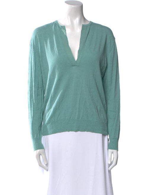 James Perse Linen V-Neck Sweater