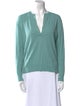 James Perse Linen V-Neck Sweater