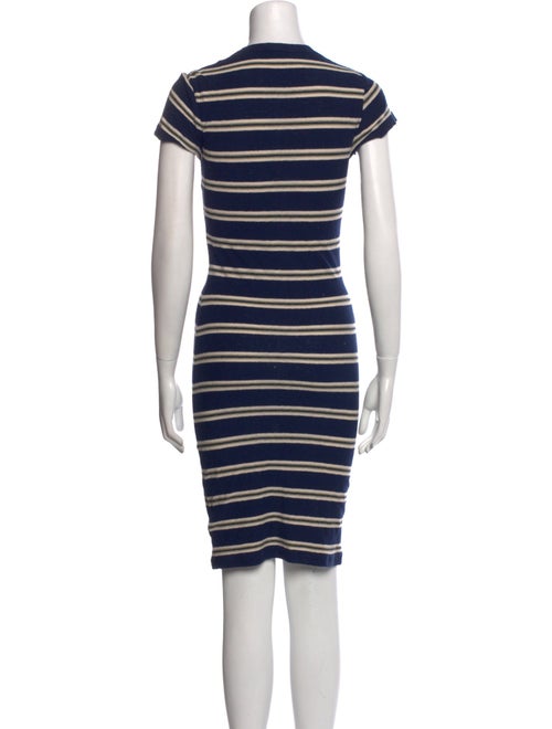 James Perse Striped Knee-Length Dress