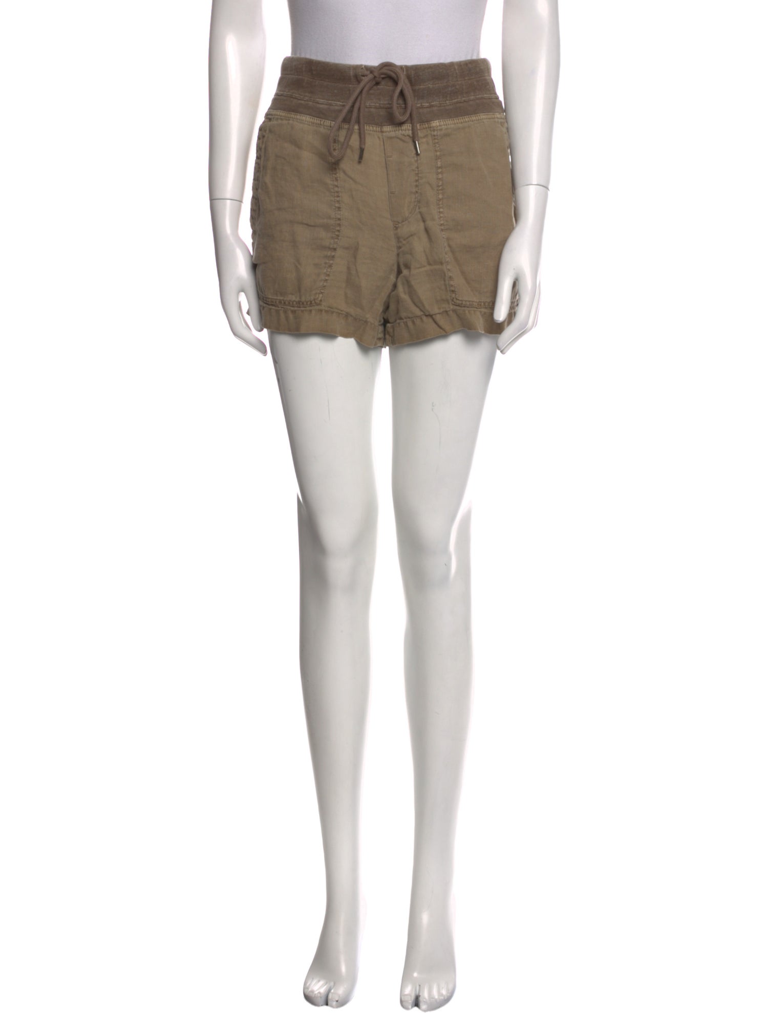 James Perse Linen Mini Shorts