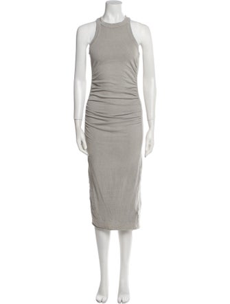 James Perse Crew Neck Midi Length Dress