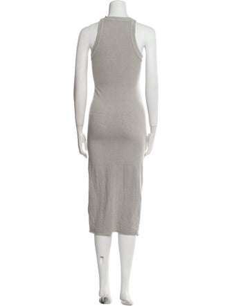 James Perse Crew Neck Midi Length Dress