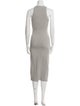 James Perse Crew Neck Midi Length Dress