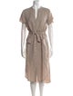 James Perse Linen Midi Length Dress