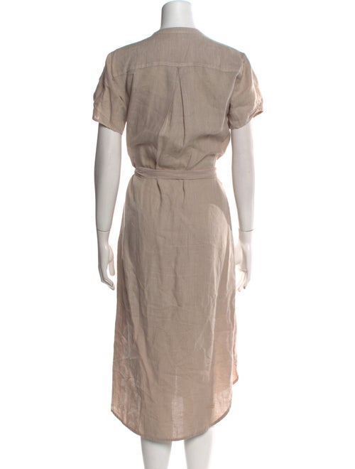 James Perse Linen Midi Length Dress