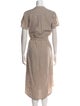 James Perse Linen Midi Length Dress