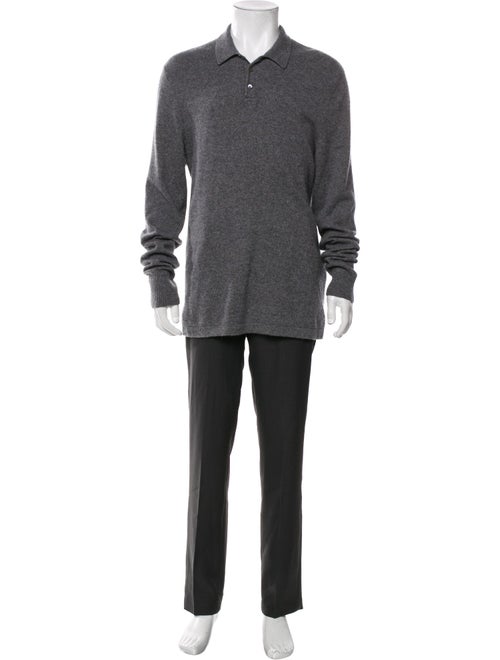 James Perse Cashmere Mock Neck Cardigan