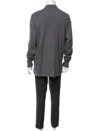 James Perse Cashmere Mock Neck Cardigan