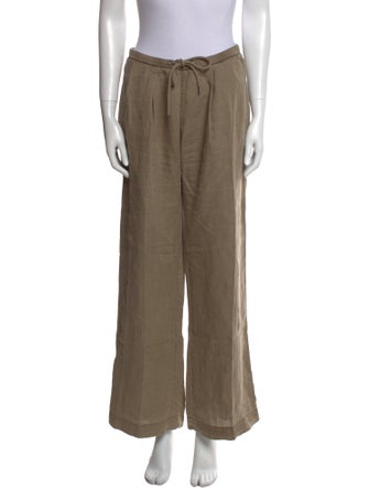 James Perse Linen Wide Leg Pants