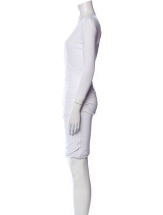 James Perse V-Neck Knee-Length Dress