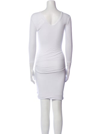 James Perse V-Neck Knee-Length Dress