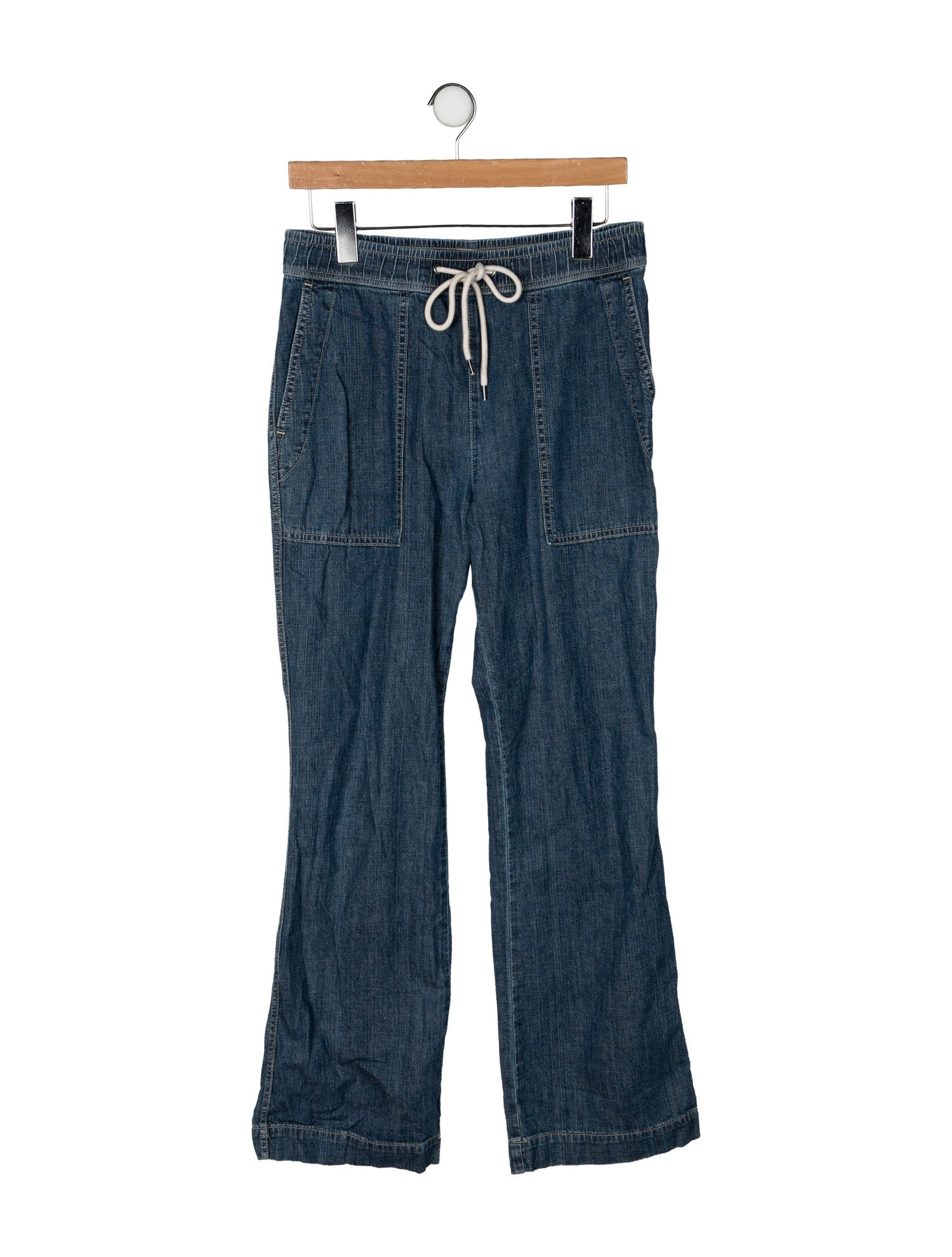 James Perse High-Rise Wide Leg Jeans