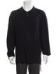 James Perse Crew Neck Long Sleeve Polo Shirt
